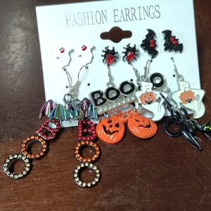 Halloween Fashion Earring Set Spooky Style